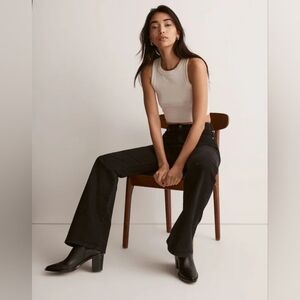 Madewell The Perfect Vintage Flare Jean Black 26